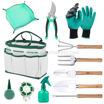 Custom Isunpro gardening tool set with bag